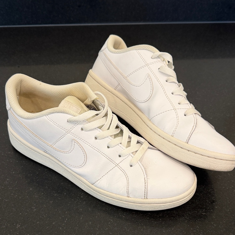 Nike White and Cream Sneakers